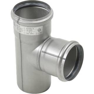 Blücher EuroPipe grenrør 87.5°. 75/75 mm syrefast stål
