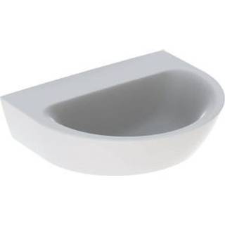 Geberit Renova håndvask: B=55cm, T=45cm, Hanehul=Uden, Overløb=Uden, Hvid / KeraTect