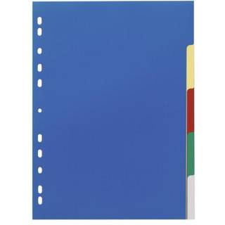 Durable Faneblade 1-5 med hvid forside