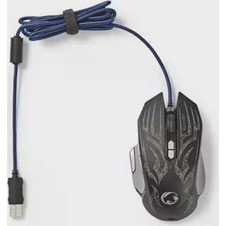 Nedis Gaming Mus | Ledningsforbundet | Belyst | 4000 DPI | 9 knapper, GMWD400BK