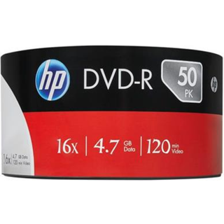 HP DVD-R 16x 4.7GB 50P   DME00070-3 69303