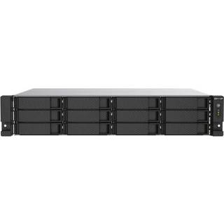 QNAP TS-1273AU-RP - NAS server - 12 bays - rack-mountable - SATA 6Gb/s - RAID 0, 1, 5, 6, 10, JBOD, 5 hot spare, 6 hot spare, 10 hot spare - RAM 8 GB