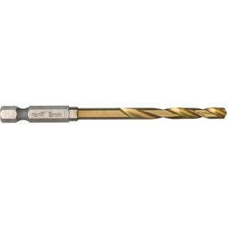 Milwaukee SHOCKWAVE Red Hex HSS-G TIN Metalbor 1-pak 5 mm