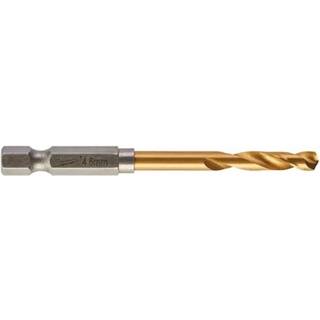 Spiralbor HSS-G TiN 1/4" 6kt skaft 4,8mm
