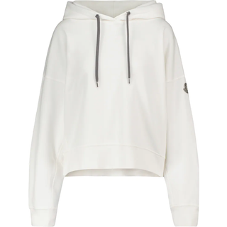 Moncler Cotton-blend hoodie - white - S