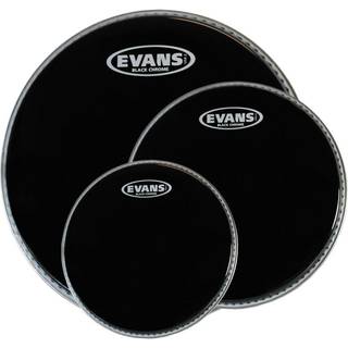 Evans ETP-CHR-R Black Chrome Rock Trommeskind sæt