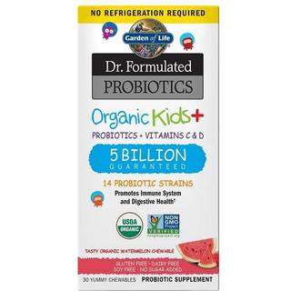Dr. Formuleret Probiotika Økologisk Kids+ - 30 tyggetabletter