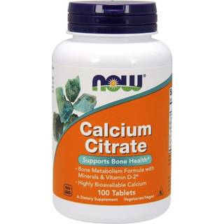 Calciumcitrat med mineraler og D-vitamin - 100 tabletter