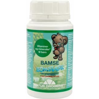 Natur Drogeriet Bamse Bomstærk m. stevia - 120 tabs.