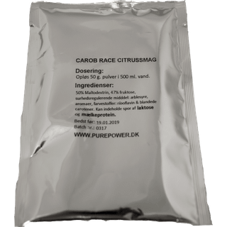 PurePower Carbo Race Elektrolyt Citrus 50 g - Energipulver
