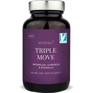 Nordbo Triple Move - Bromelain, Gurkemeje & Boswellia (60 kaps)
