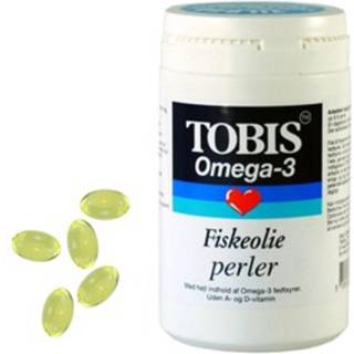 Tobis Omega-3 Fiskeolie Perler 500 mg. - 200 stk.