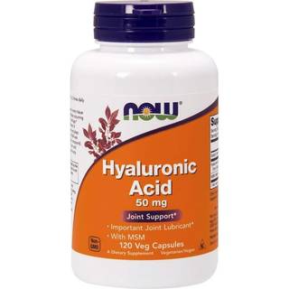 NOW Foods Hyaluronsyre 50 mg med MSM kapsler