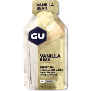 GU Energy Gel med Koffein (Vanilla Bean) - 32g Energi til Løbeture, Ideel til Atleter