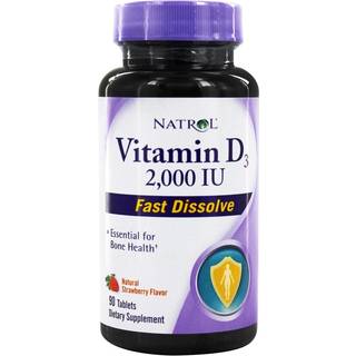 Natrol Vitamin D3 2.000 IE Fast Dissolve