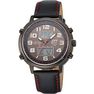 ETT EGS-11452-22L Solar Drive Funkuhr Hunter II Herrenuhr 48mm 10ATM