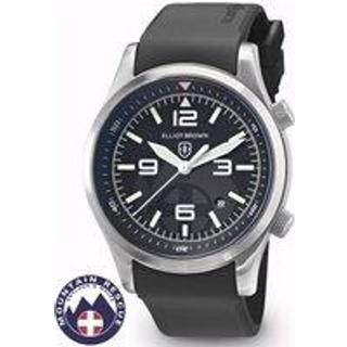 Elliot Brown Canford Mountain Rescue Black Dial Black Rubber Strap Men’s Watch 202-012-R01