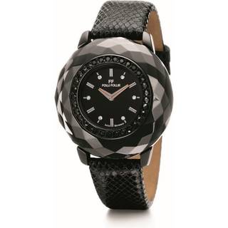 Folli Follie Dame Mode Ur i Sort (Ø 38 mm)