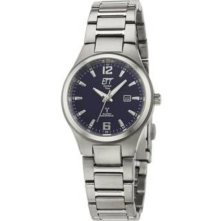 ETT Eco Tech Time ELT-11439-31M Solar Drive Funkuhr Everest II Titan Damenuhr