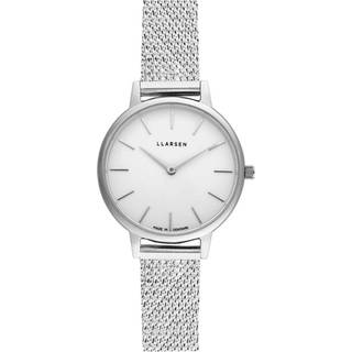 LLARSEN Caroline Watch Shiny Steel Dameur