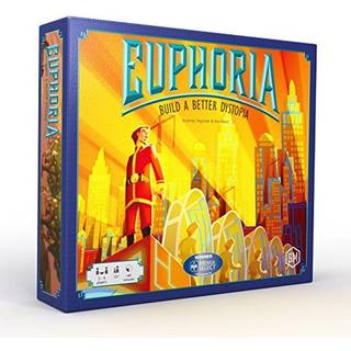 Stonemaier Games: Euphoria: Byg en bedre dystopi (basisspil) | Konkurrencedygtige terningarbejderplaceringsstrategi Board Game | For voksne og fa