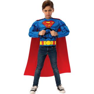 Superman Muskeltop og kappe Udklædning