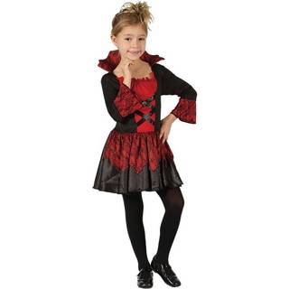 Halloween kjole vampyr-Str. 122/134 cm.