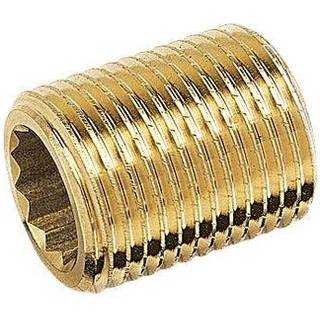 PURAFIT nippelrør 1''. Sammenskåret. Siliciumbronze. Blyfri.
