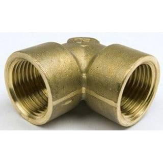 Isiflo Vinkel messing 90° muffe/muffe 2