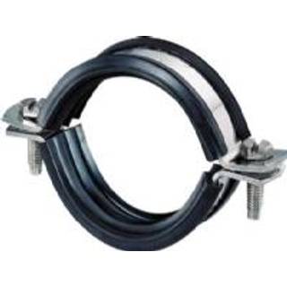 Walraven rørbøjle 75-80mm M8/M10. Med EPDM og 2 skruer. Syrefast AISI 316