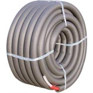 Universal pex rør 18 x 2,5 mm. Rør-i-rør med 10 mm isolering. 50 meter i rulle