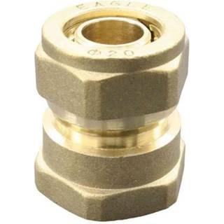 Muffe til PeX rør i gulvvarme 1/2" x 20 mm