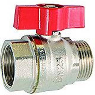 Kuglehane 1" muffe/nippel. Med T-greb