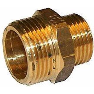 Brystnippel 1"-3/4" messing