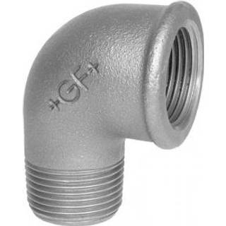 Vinkel 90° galvaniseret 2" muffe-nippel
