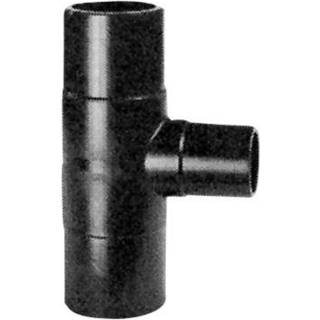 Georg Fischer PE t-stykke 90° 90x63mm PN10 PE100-SDR17.