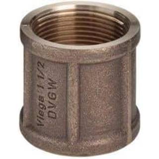 Muffe 3/4". Forkromet messing
