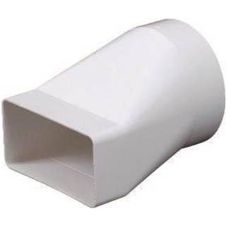 Rund Ø125 muffe til flad 75x150 mm