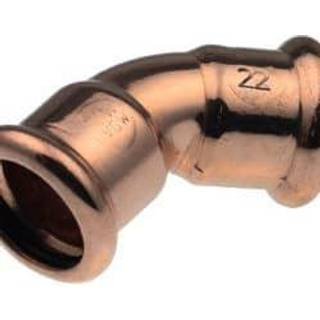 Vsh Fabrieken Bøjning vsh 45° muffe/muffe 28 mm cu