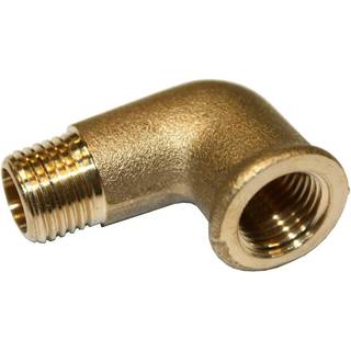 Vinkel 3/8'' 90gr muffe/nippel, messing