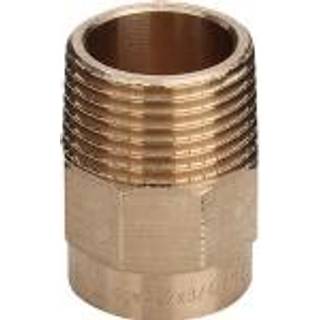 Viega Overgang muffe/nippel 22 mm x 1" rødgods