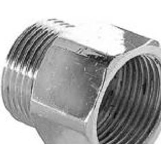 Spidsmuffe 1/2" - 3/8" Forkromet messing
