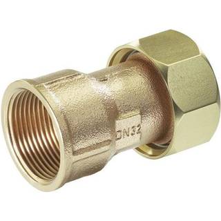 Kemper forskruning med 1" omløber og 3/4" muffe rødgods