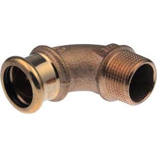 Vsh Fabrieken Vinkel vsh 90° muffe/nippel 22 mm x 34 cu