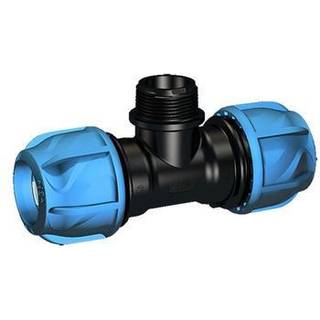 +GF+ iJOINT tee nippel 32 mm x 1"