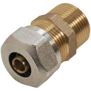 Roth Overgang 16 mm x 3/4" nippel rødgods