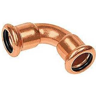 kobber Cu press bøjning 12 mm 90º med to muffer