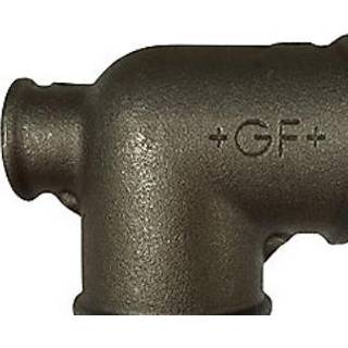+GF+ tee 90° sort reduceret 1 1/2-1 1/2-1''
