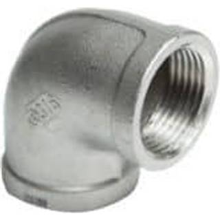Vinkel 90° 1.4408, 20 bar 1/8 muffe/muffe