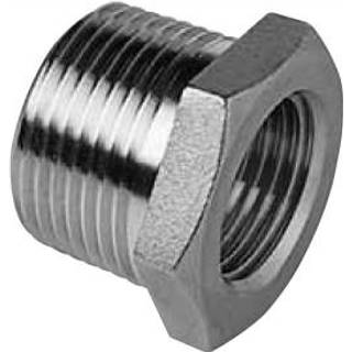 Nippelmuffe 1.4408, 20 bar 1/2x1/8